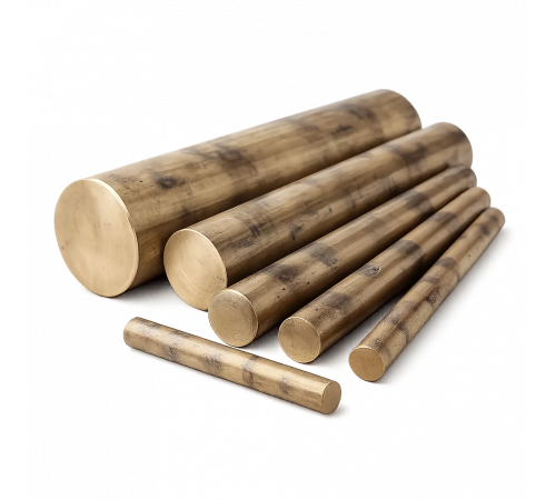 Бронзовый круг (пруток) БрО10С10 100х150 мм